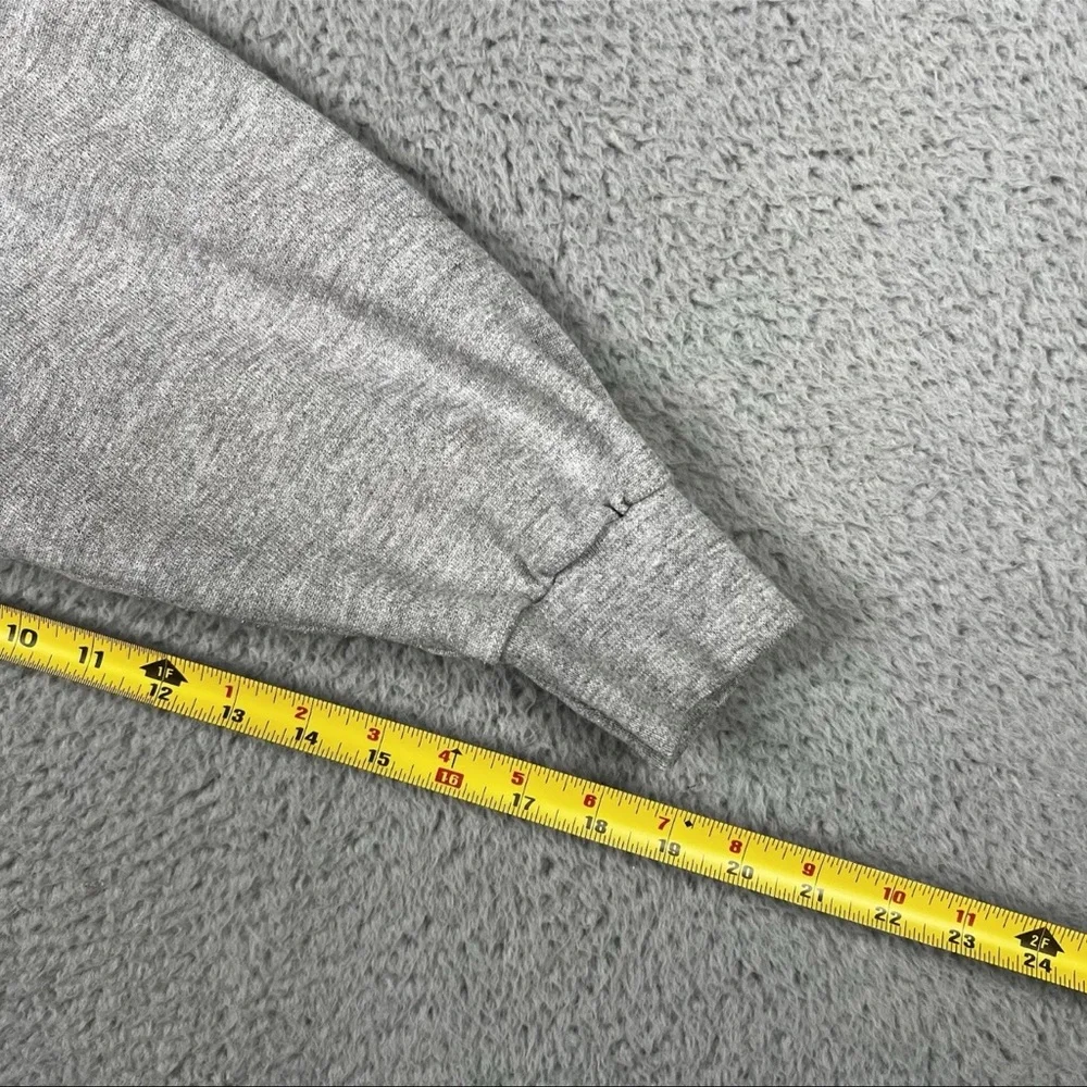 Vintage 90s Hoodie Sweatshirt Gray Pull Over Men’s Size Medium Martha’s Vinyard - Picture 8 of 11